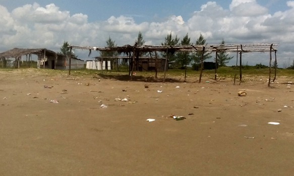 En el abandono las playas de Tamiahua