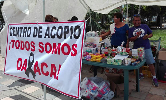 Martinenses responden al "Todos Somos Oaxaca"