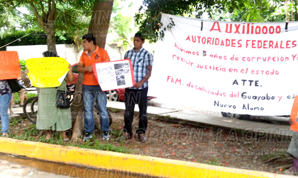 No paran las manifestaciones en Álamo