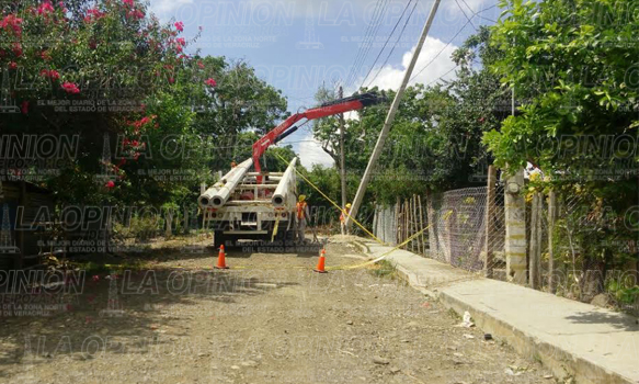 Reubican red eléctrica en Buena Vista