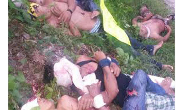 Hallan a seis jóvenes asesinados