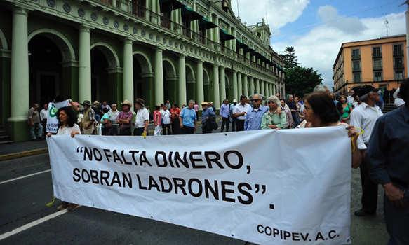 No cobraron sus pensiones