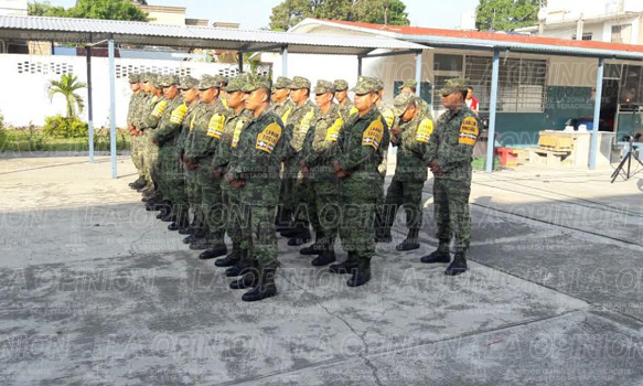 Séptimo Batallón apoyará a 17 escuelas con mano de obra