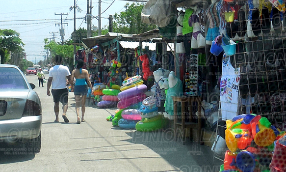 Comerciantes no dejan nada