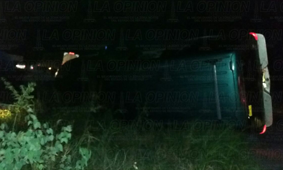 Volcadura en la Tihuatlán-Álamo