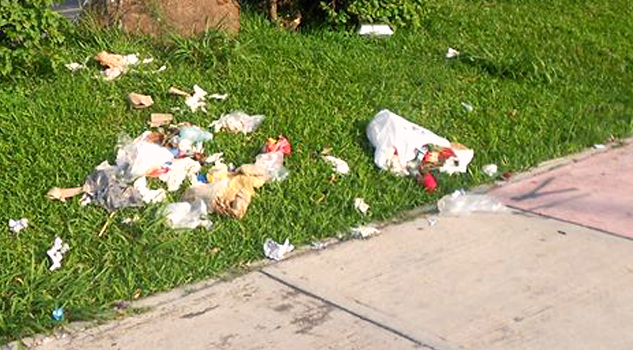 De andador a basurero clandestino