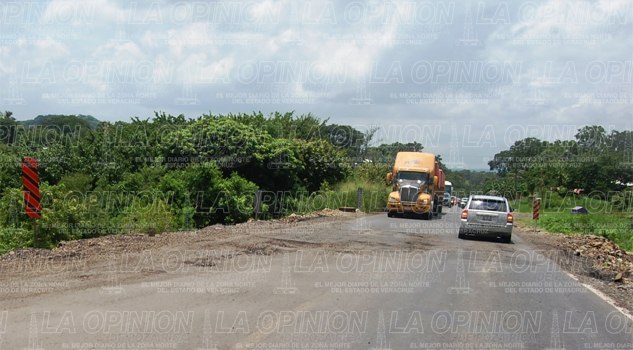 Deja la SCT obra carretera inconclusa Carretera Tuxpan Tampico