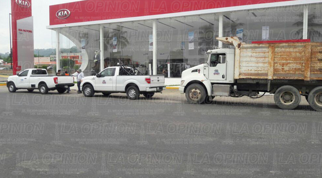 Manifestación de trabajadores y constructores