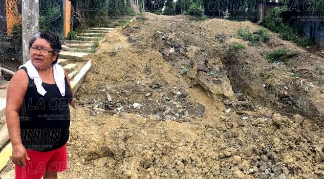 Líneas inactivas de Pemex impiden pavimentación en la Miguel Hidalgo