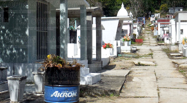 Olvidan lotes del cementerio