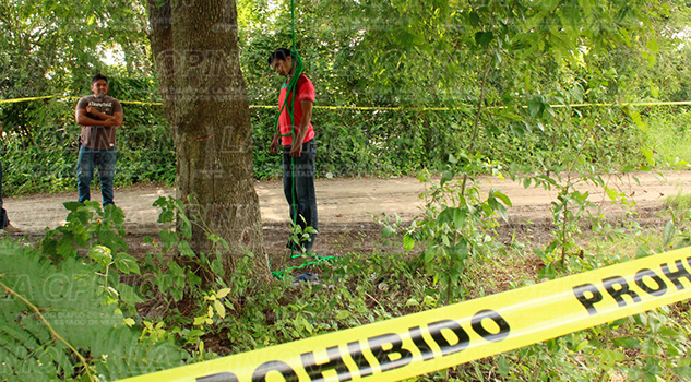 Su novia lo rechazó y se ahorcó