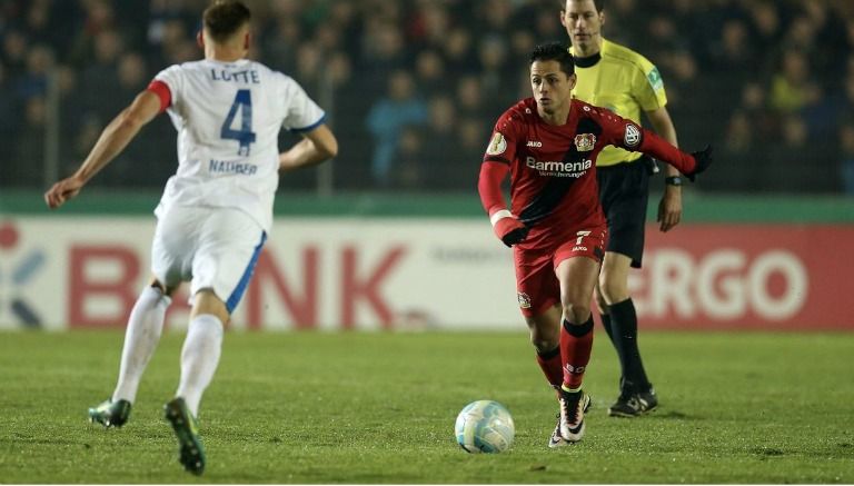 Chicharito y Leverkusen, eliminados de la Copa Alemana