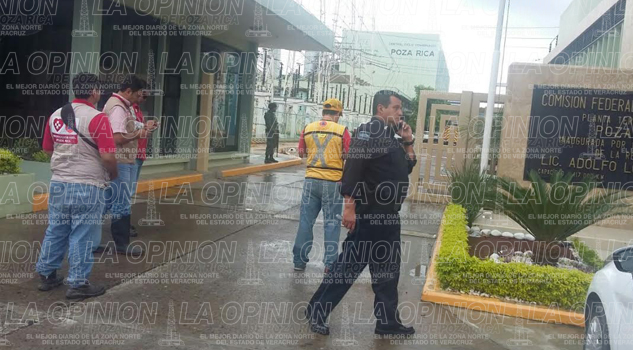 Colapso en Termoeléctrica deja sin luz a Tihuatlán y Poza Rica colapso