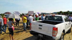 Bloquean trabajos de la autopista Veracruz-Tuxpan