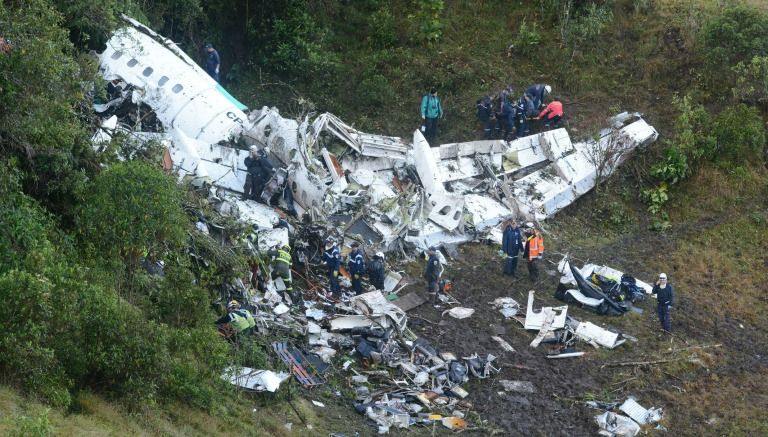 Chapecoense conmociona al mundo por accidente aéreo
