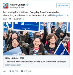 Así fue el camino a las elecciones de EUA en Twitter