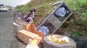 Un muerto y tres heridos en la México-Tuxpan