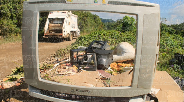 Contamina basura electrónica