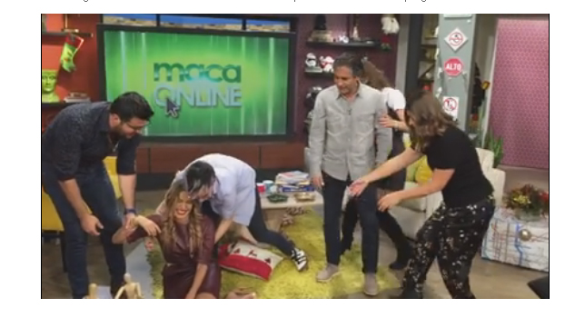 Video: Por bromista Galilea Montijo terminó en el piso