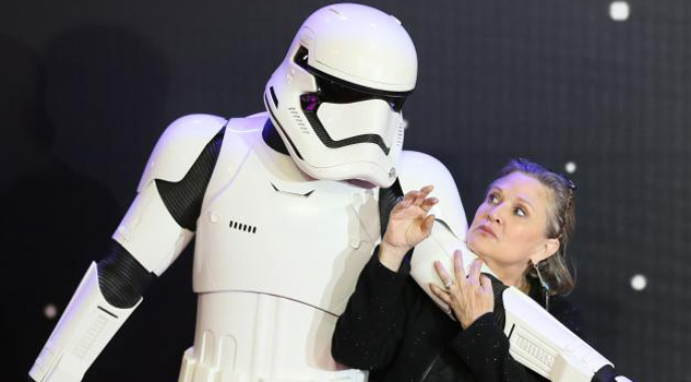 Muere Carrie Fisher, la princesa Leia Muere Carrie Fisher
