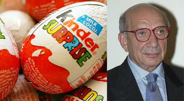Muere el creador de huevo Kinder Sorpresa Muere el creador de huevo Kinder Sorpresa