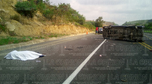 Un muerto y tres heridos en la México-Tuxpan Un muerto y tres heridos en la México-Tuxpan