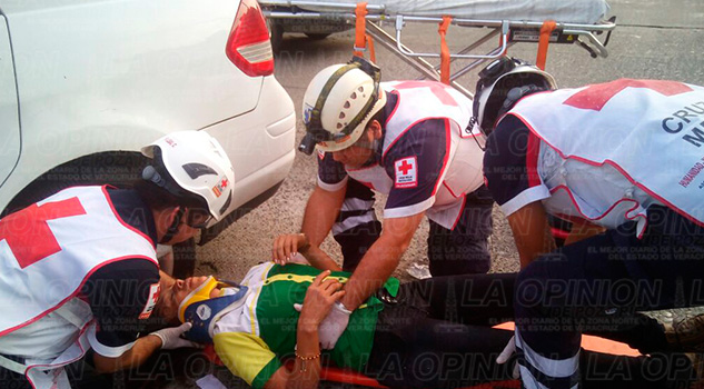 Son arrollados por imprudente automovilista Arrollados Imprudente Automovilista