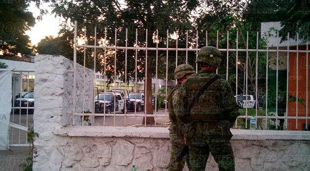 Implementan cerco de seguridad SSP y Sedena Cerco SSP Sedena Implementan