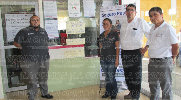 Clausuran módulo del Seguro Popular Clausuran módulo del Seguro Popular