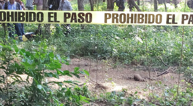 Hallan cadáver en un predio Hallan cadáver en un predio