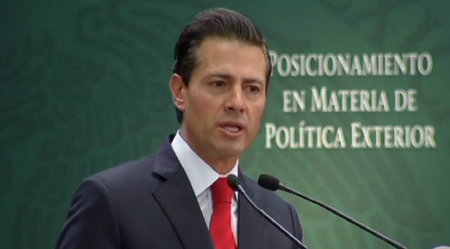 México, obligado a defender su interés nacional: Peña Nieto México, obligado a defender su interés nacional