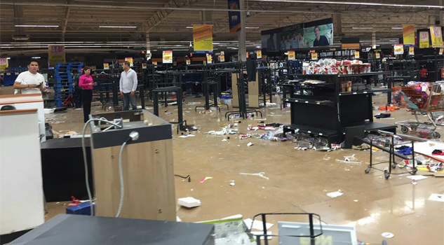 ¡Rapiña! Saquean Chedraui Rapiña