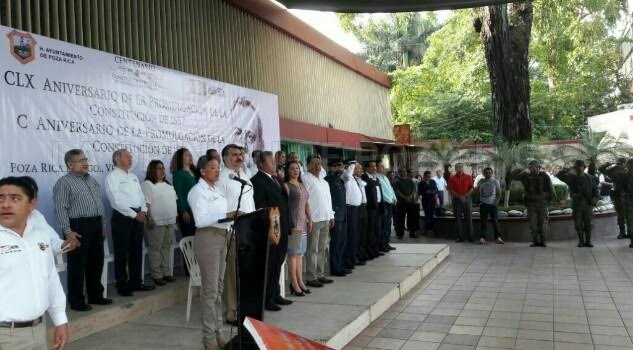 Conmemoran centenario de la Constitución Mexicana Conmemoran centenario de la Constitución Mexicana