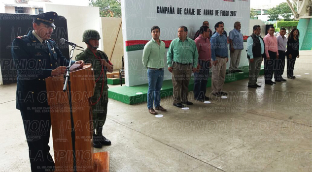 Buscan prevenir accidentes Previenen accidentes con la campaña de canje de armas de fuego 2017