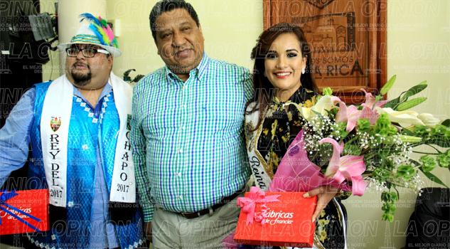 Recibe alcalde a los reyes de las Fiestas del Petróleo Recibe alcalde a los reyes de las Fiestas del Petróleo