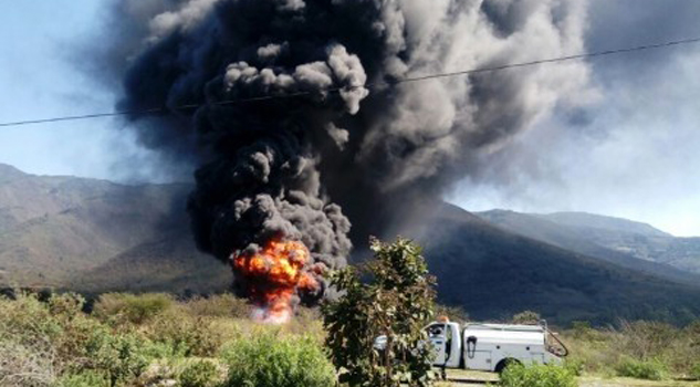Explota ducto en Balastrera