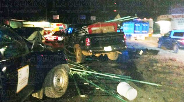 Muere en aparatoso choque Muere en aparatoso choque