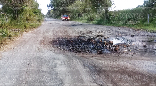 Brecha Huasteca en mal estado Brecha Huasteca en mal estado