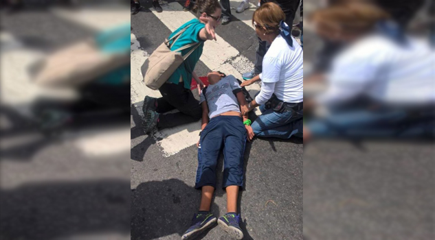 Un herido de bala fue el resultado de la marcha opositora en San Bernardino Un herido de bala fue el resultado de la marcha opositora en San Bernardino