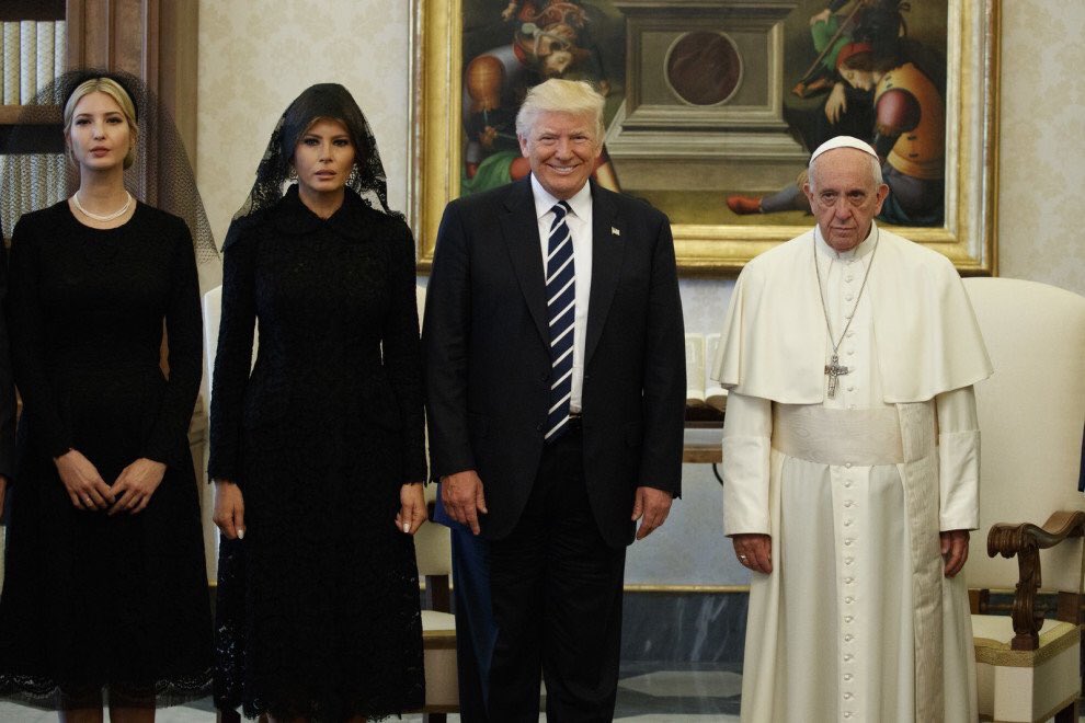 Y así el rostro del Papa tras la visita de Trump