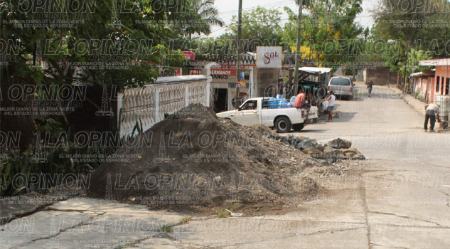 Afectan la vialidad y taponan drenajes Afectan la vialidad y taponan drenajes