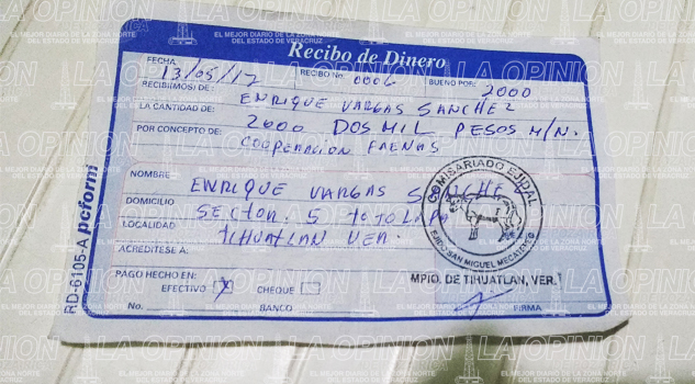 Comisariado ejidal cobra hasta por respirar Comisariado ejidal cobra hasta por respirar