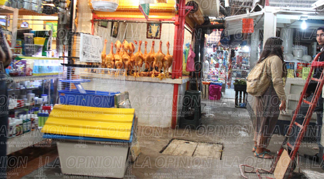 Escasean ventas en mercado Poza Rica Escasean ventas en mercado Poza Rica