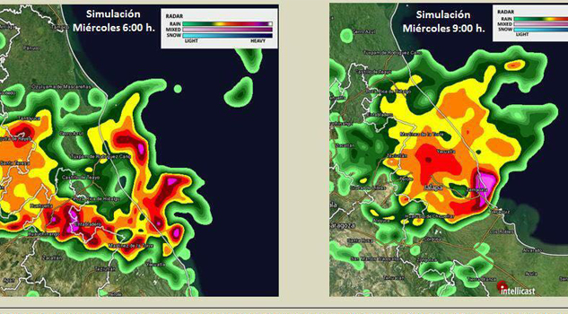 Fuerte tormenta eléctrica en toda la región Fuerte tormenta eléctrica en toda la región
