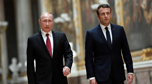 Macron advirtió a Putin que Francia responderá ante uso de armas químicas en Siria Macron advirtió ante Putin que Francia responderá ante uso de armas químicas en Siria