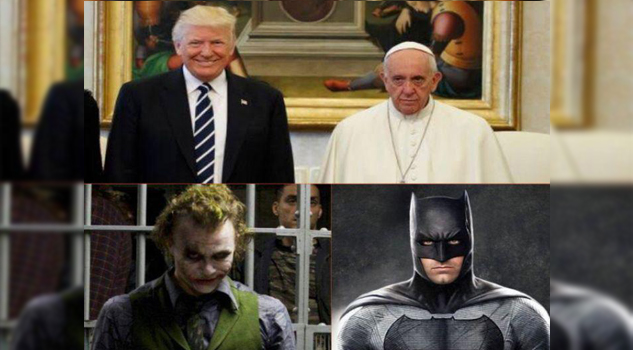 Y así el rostro del Papa tras la visita de Trump