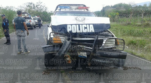 Se accidentan policías estatales; 3 lesionados Se accidentan policías estatales; 3 lesionados