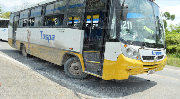 Agreden a conductor y dañan autobús Agreden a conductor y dañan autobús