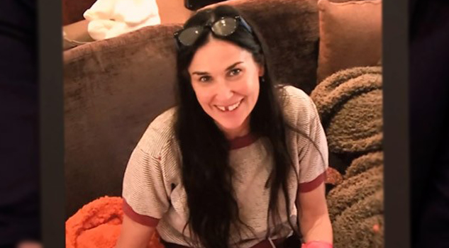 Demi Moore se queda "chimuela" Demi Moore se queda