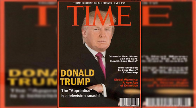 Falsa la portada de Trump en Time Falsa la portada de Trump en Time